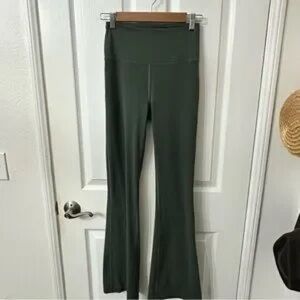 Lululemon Athletica Dark Green Flare Pants